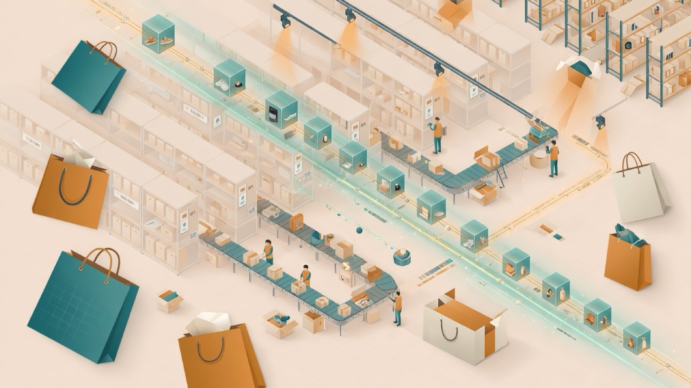 Multi-channel operator ERP illustration