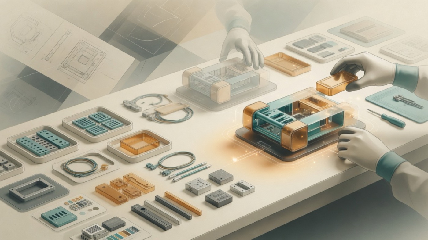 Light manufacturing illustration